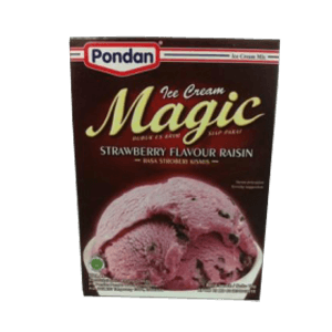 PONDAN ICE CREAM MAGIC STRAWBR.RAISIN PCH 150/160g