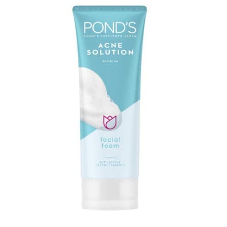 PONDS ACNE SOLUTION FACIAL FOAM 100ML