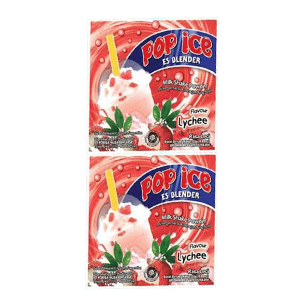 POP ICE DRINK POWDER ES BLENDER LYCHEE SCT 23g
