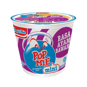 POP MIE MI INSTAN MINI AYAM BAWANG CUP 40g