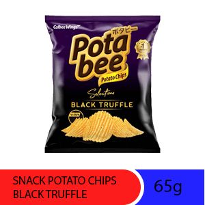 POTABEE SNACK POTATO CHIPS BLACK TRUFFLE PCK 65g