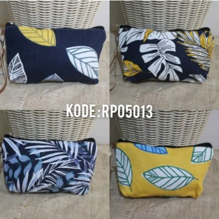 Pouch Full Kanvas Sedang