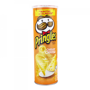 PRINGLES POTATO CRISPS CHEESY CHEESE KLG 107/102g