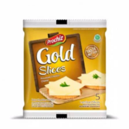 Prochiz Keju Gold Slice 5 Slices 65g 6 Sch