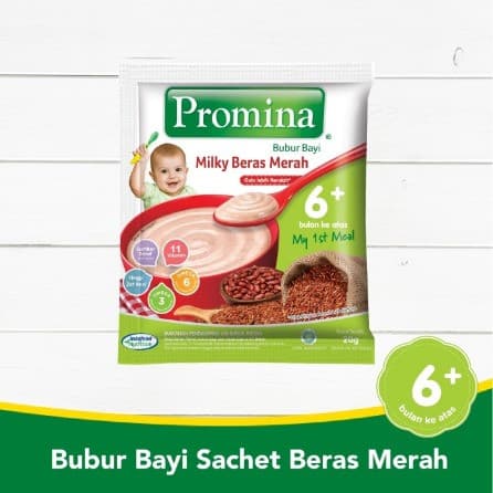 PROMINA BC MILKY BERAS MERAH 6+ 20g