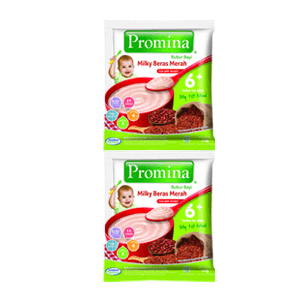 PROMINA BUBUR BAYI MILKY BERAS MERAH RCG 8x20g