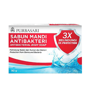 PURBASARI SABUN MANDI ANTI BAKTERI BAR 90g