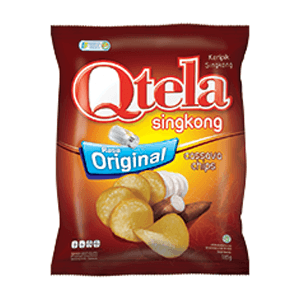 QTELA KERIPIK SINGKONG ORIGINAL PCK 185/180g
