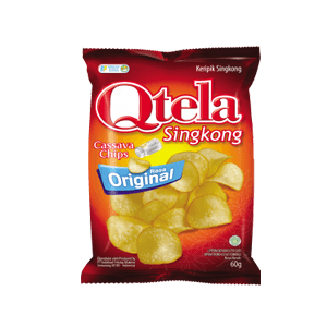 QTELA KERIPIK SINGKONG ORIGINAL PCK 60g