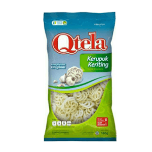 QTELA KERUPUK KERITING  PCK 180g