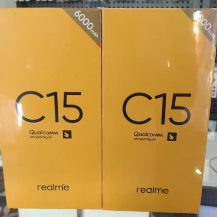Realme C15 4/64 garansi resmi