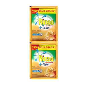 RINSO DETERJEN LIQUID + MOLTO ROYAL GOLD SCT 20/18mL