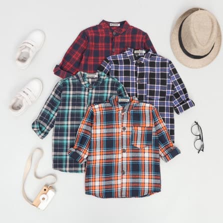 Rio Shirt - Kemeja Flanel Anak