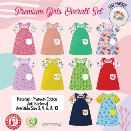 Rok Overall Anak Perempuan