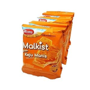 ROMA CRACKERS MALKIST KEJU MANIS PCK 23/18g