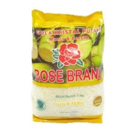 Rose Brand Gula Pasir Kuning 1kg