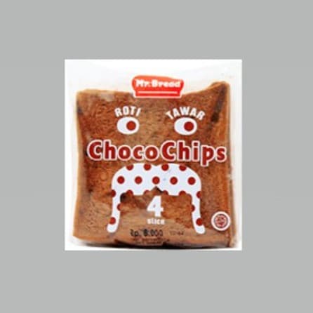 Roti Tawar 4's Mr.Bread Choco Chips Pck