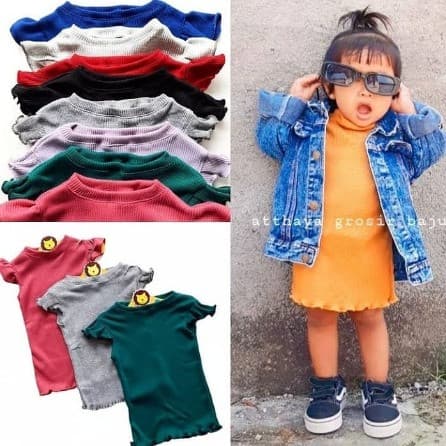 Ruffle Top Rajut Anak