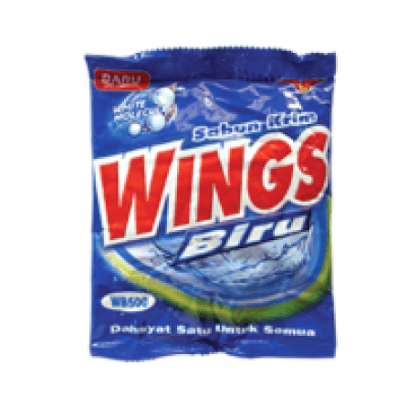 Sabun Wings Cream (WB-500K) Biru Pck 180/174g
