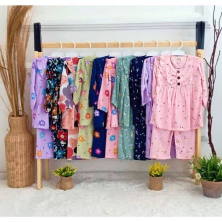 Safwa Set - Baju Setelan Anak Perempuan 1 - 4 Tahun