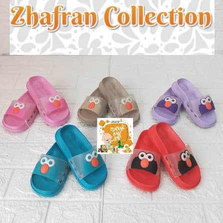 Sandal Anak Selop ELMO Size 24 - 29 - Dulux 307D