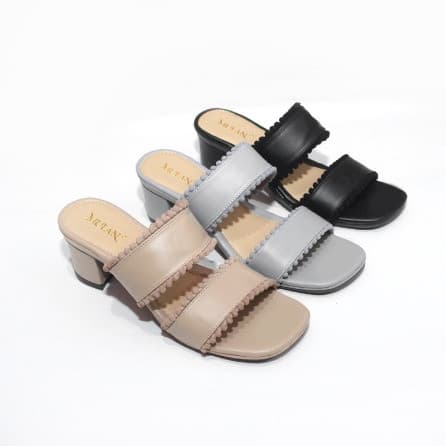 Sandal High Heels Wanita Selop Hak Tahu