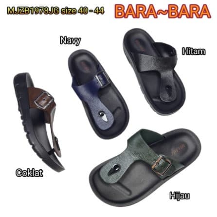 Sandal Pria Bara Bara Karet 1978JG S40-44
