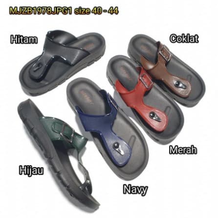 Sandal Pria Bara Bara Karet MJZB1978JPG1 S40-44