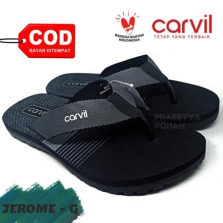 Sandal Pria Carvil Original Acak / Random