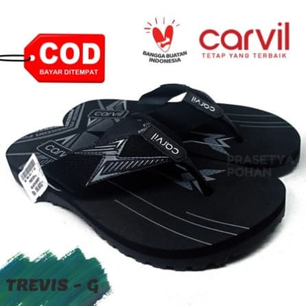 Sandal Pria Carvil Original Acak / Random