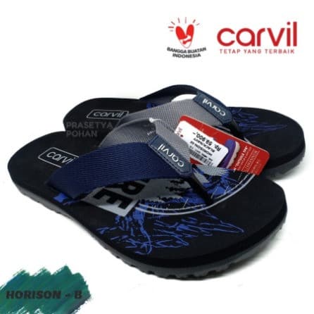 Sandal Pria Carvil Original Horison Blue