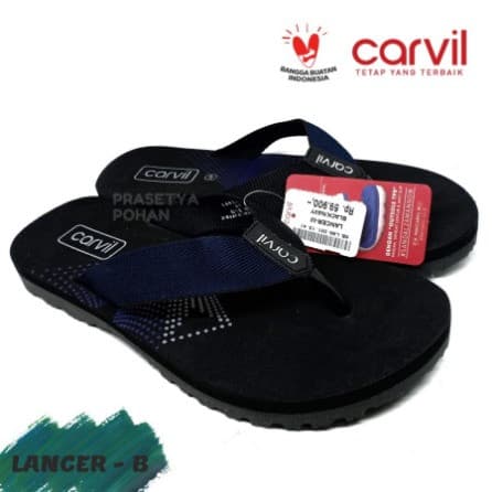 Sandal Pria Carvil Original Lancer Blue