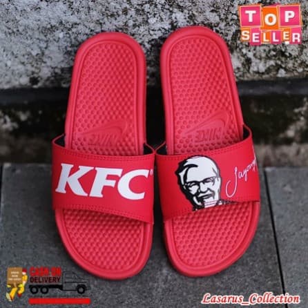 Sandal Pria Nike Benassi Swoosh X KFC S36-43