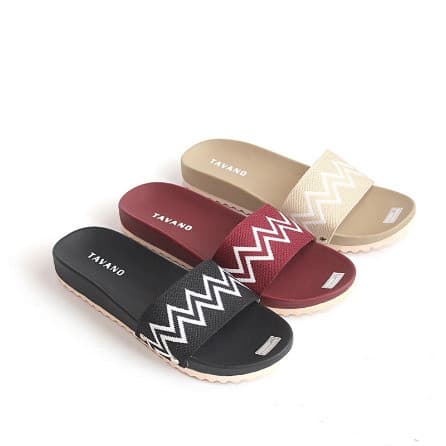 Sandal Selop Wanita Motif ZigZag