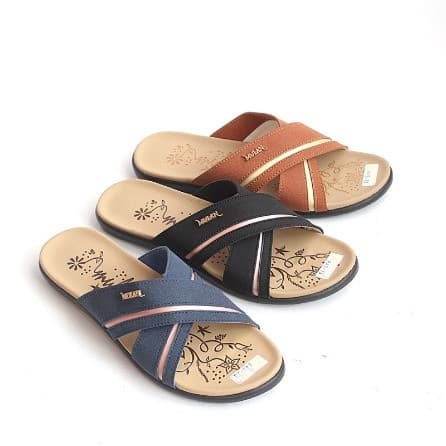 Sandal Selop Wanita Tali Silang