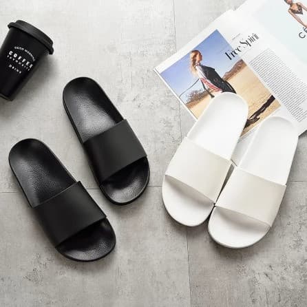 Sandal Wanita Dewasa Polos - Putih 37