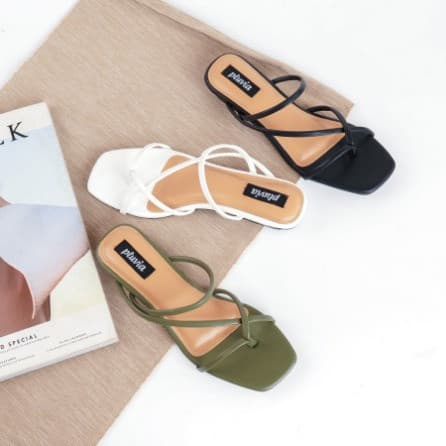 Sandal Wanita Pluvia Tali Maiya - Hijau 36