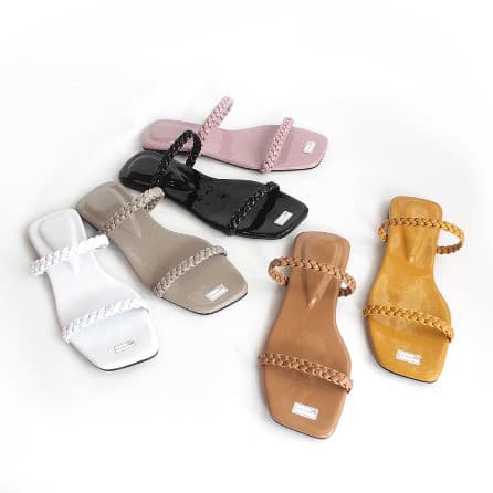 Sandal Wanita Selop Tali Kepang 2
