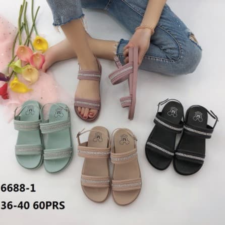 Sandal Wanita Tali Jelly Balance 6688-1
