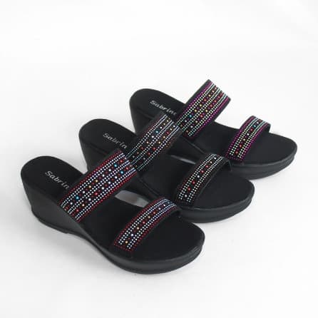 Sandal Wedges Wanita 7CM UH - Payet
