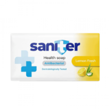 Saniter Sabun Mandi Anti Bakteri Lemon Fresh 70g