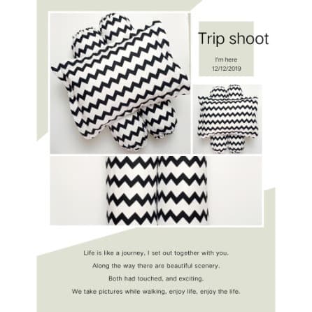 Sarung Bantal & Guling Bayi Motif Chevron