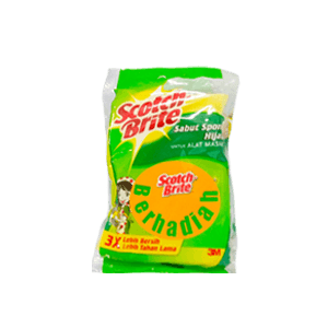 SCOTCH BRITE SABUT CUCI ID-30 2'S + HADIAH  PCK 