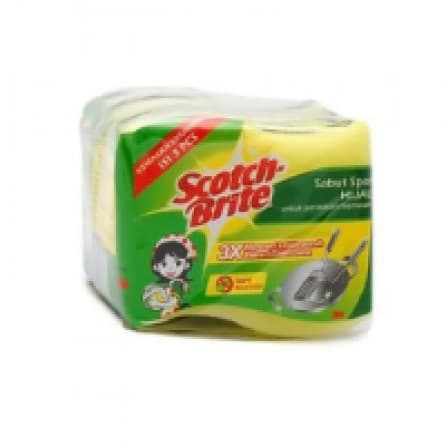 Scotch Brite Sabut Spons Hijau ID-3OP3 (3'S) PCK