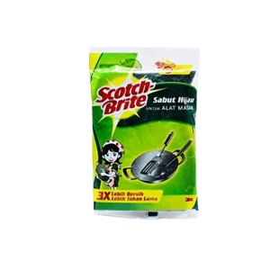 SCOTCH BRITE SABUT TOUGH CLEAN PAD  PCS 150x100mm