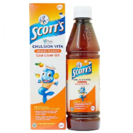 Scotts Emulsion MInyak Ikan Vita Orange 400ml