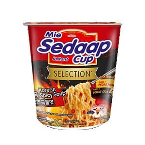 SEDAAP MIE MIE INSTANT KOREAN SPICY SOUP CUP 75g