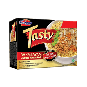 SEDAAP MIE TASTY BAKMI AYAM RP 5.000,-  BOX 129g