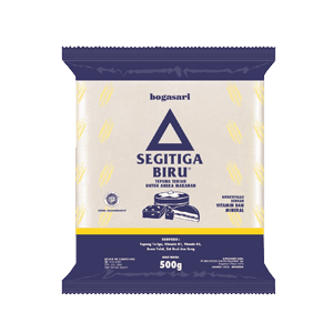 SEGITIGA BIRU TEPUNG TERIGU TRANSPARANT  PCK 500g