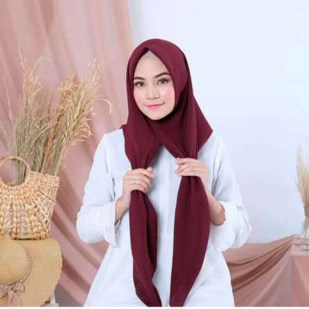 Segitiga Instan / Jilbab Segitiga Instan Polos
